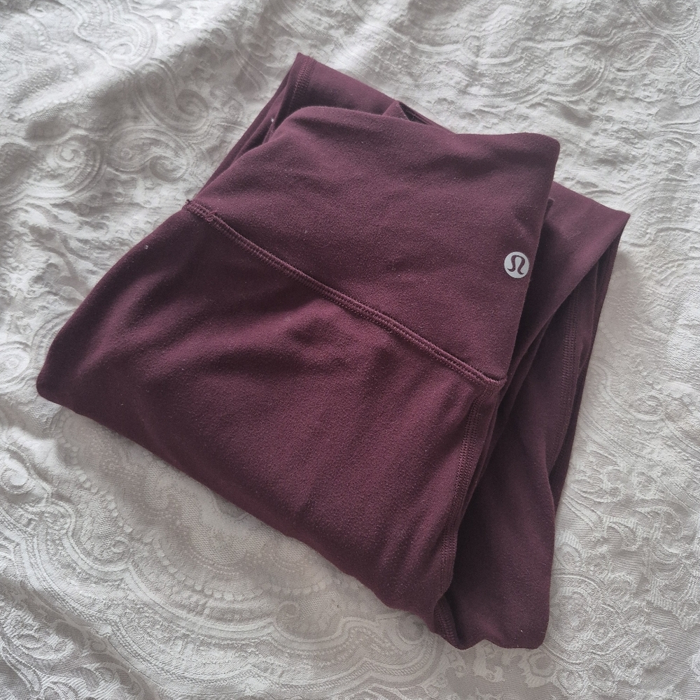 Lululemon Align Joggers Maroon Size 2